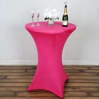 Spandex, Cocktail Table Cover Fushia