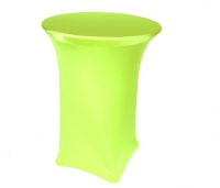 Spandex, Cocktail Table Cover Lime Green