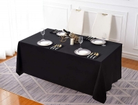 Tablecloth, Black 90'' X 132''