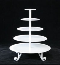 Cupcake Stand, White 5 tier