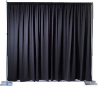 Event Draping, Black Poly Premier Incl. Hardware