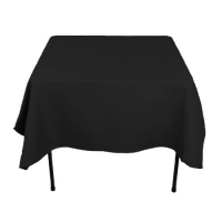 Tablecloth, Black 72''X 72''
