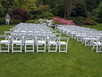 Set Up Chairs, White Folding