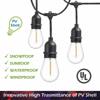 Light, Light String, LED 48ft (24 X 1W Warm light Bulbs)