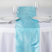 Runner, Taffeta Crinkle Light Blue 12''x108''