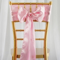 Sash, Satin Pink 6''x106''