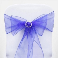 Sash, Organza Royal Blue 6''x108''