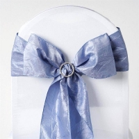 Sash, Taffeta Crinkle Serenity Blue 6''x108''