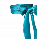 Sash, Satin Tiffany Blue 6''x106''