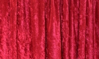 Event Draping, Red Crushed Velvet Incl. Hardware