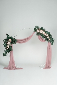 Faux Florals for arch