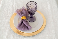 Napkin purple, gauze