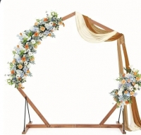 Hexagon Wooden Backdrop Arch
